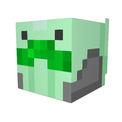 yoru_meshi Minecraft avatar head, 3D render