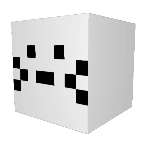 yorumunnganndo Minecraft avatar head, 3D render