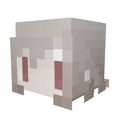 yos_x Minecraft avatar head, 3D render