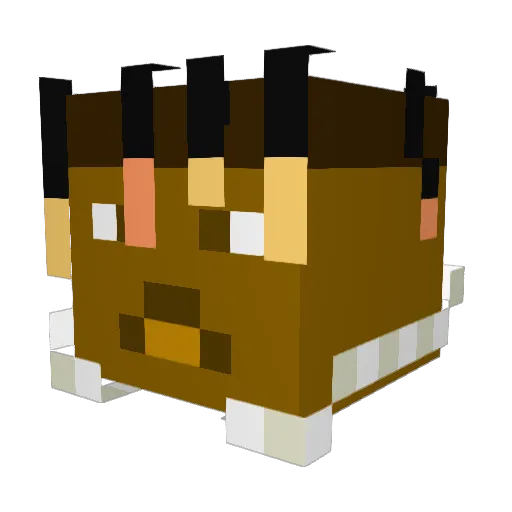 yosb10 Minecraft avatar head, 3D render