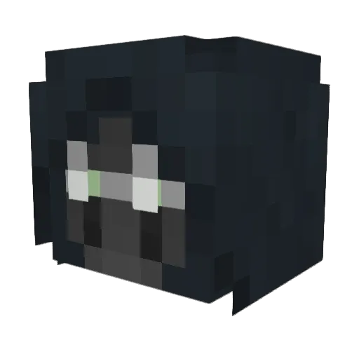yosef1 Minecraft avatar head, 3D render