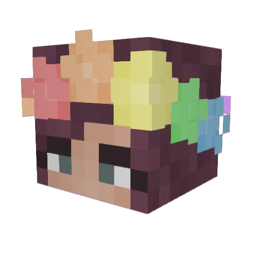 yosefa1302 Minecraft avatar head, 3D render