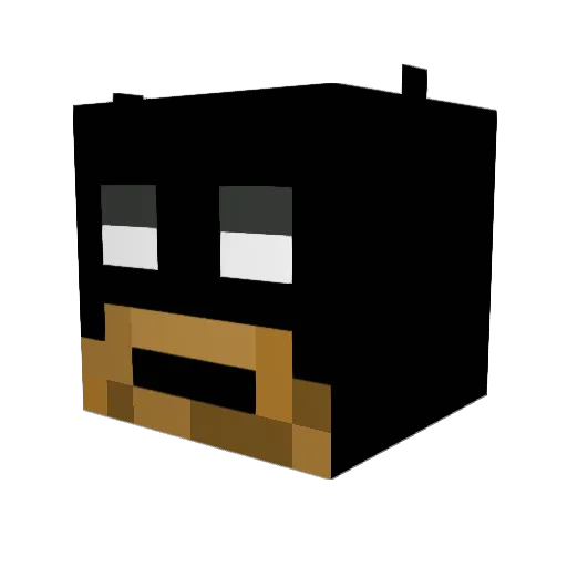 yosepie Minecraft avatar head, 3D render