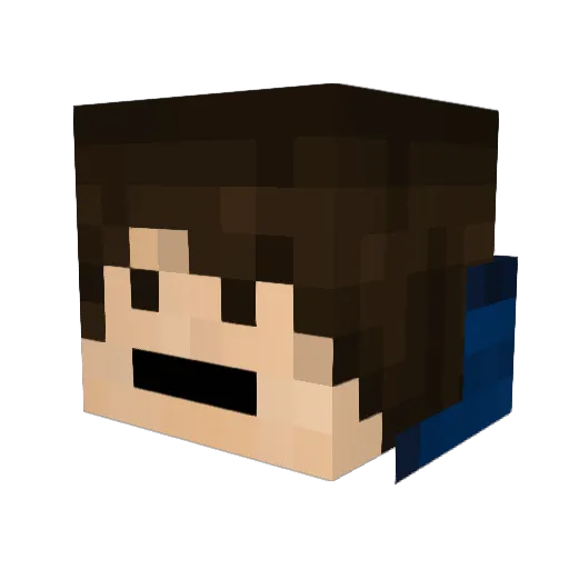 yoshi1113 Minecraft avatar head, 3D render