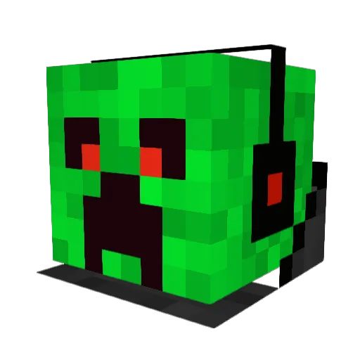 yoshi219 Minecraft avatar head, 3D render