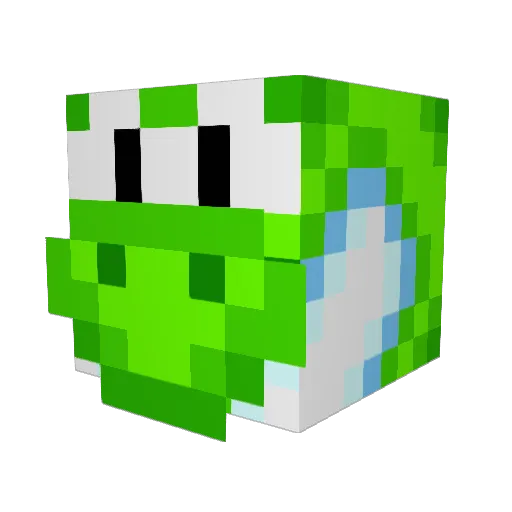 yoshi537 Minecraft avatar head, 3D render