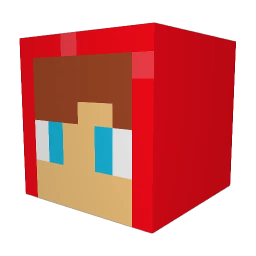 yoshiharu0909 Minecraft avatar head, 3D render
