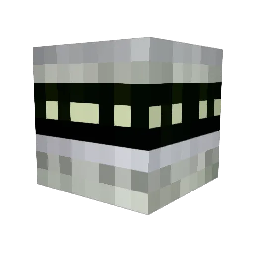yoshio44444 Minecraft avatar head, 3D render