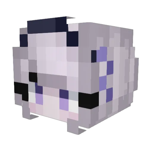 yoshisumi Minecraft avatar head, 3D render