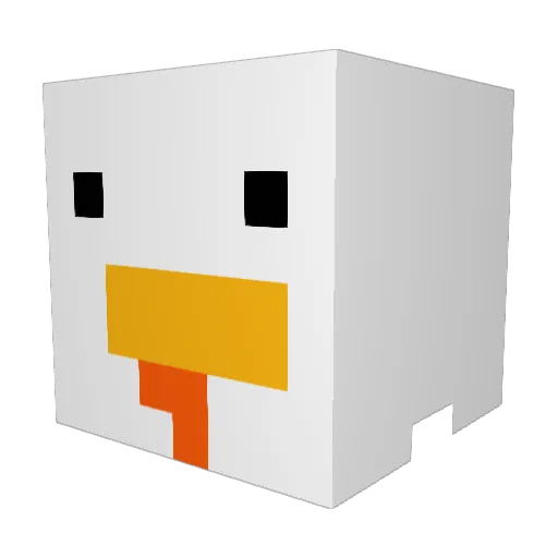 yoshy1209 Minecraft avatar head, 3D render