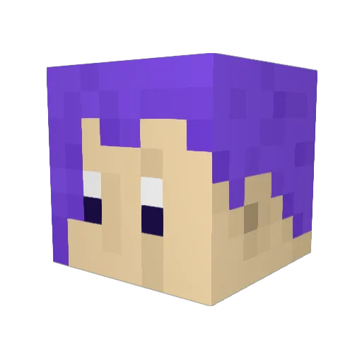 yosimurao Minecraft avatar head, 3D render