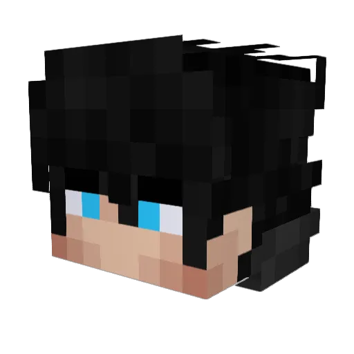 yosniper Minecraft avatar head, 3D render
