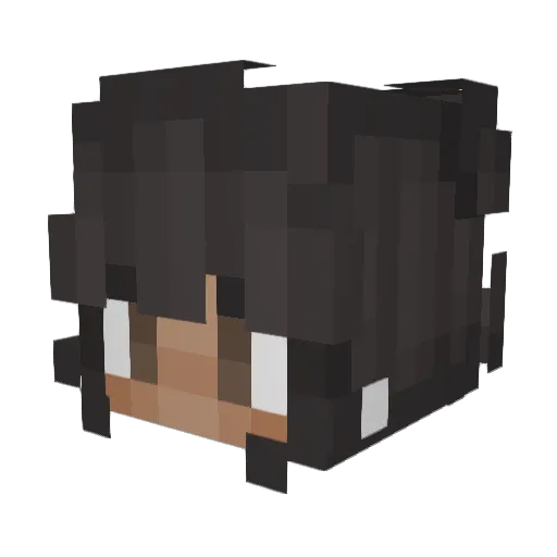 yosoyestupida Minecraft avatar head, 3D render