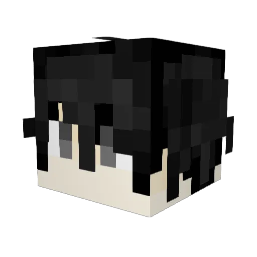yoss121 Minecraft avatar head, 3D render