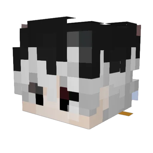 yossep_ Minecraft avatar head, 3D render