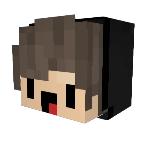 yosssssy Minecraft avatar head, 3D render