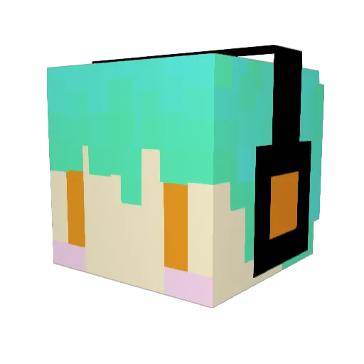 yossy0401 Minecraft avatar head, 3D render
