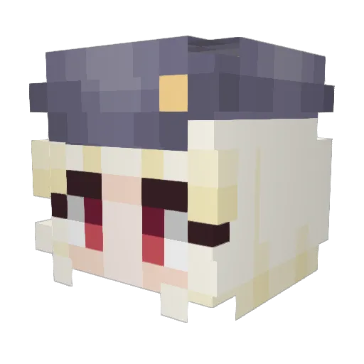 yossy32 Minecraft avatar head, 3D render