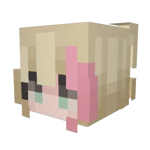 yossy4201 Minecraft avatar head, 3D render