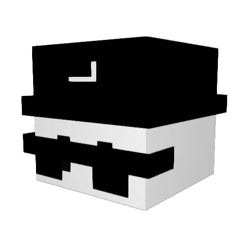 yostermercury Minecraft avatar head, 3D render