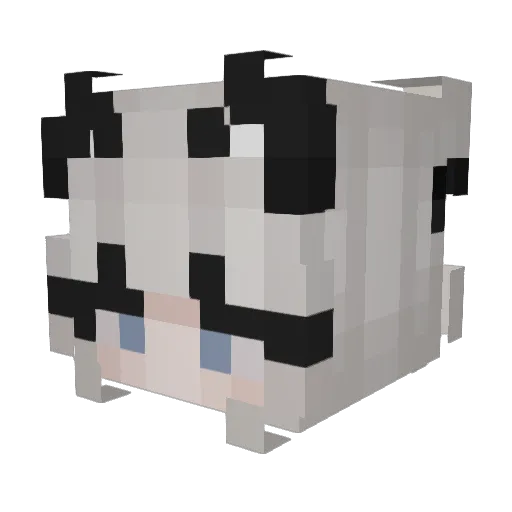 yosu6767 Minecraft avatar head, 3D render