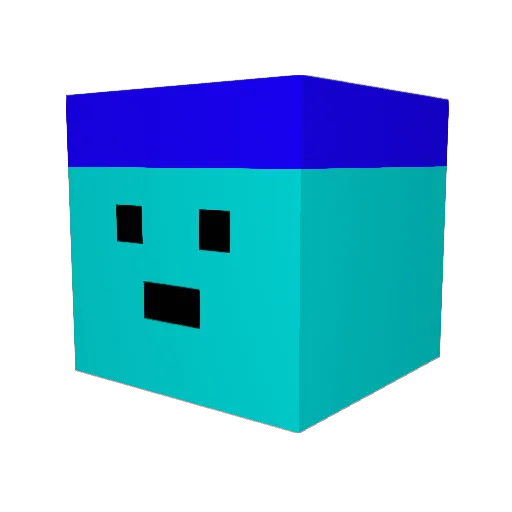 yotau529 Minecraft avatar head, 3D render