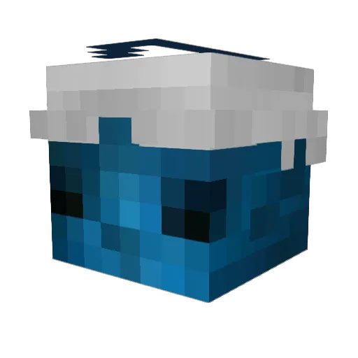 yotho13 Minecraft avatar head, 3D render