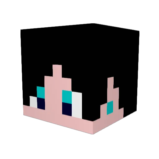 yotomary Minecraft avatar head, 3D render