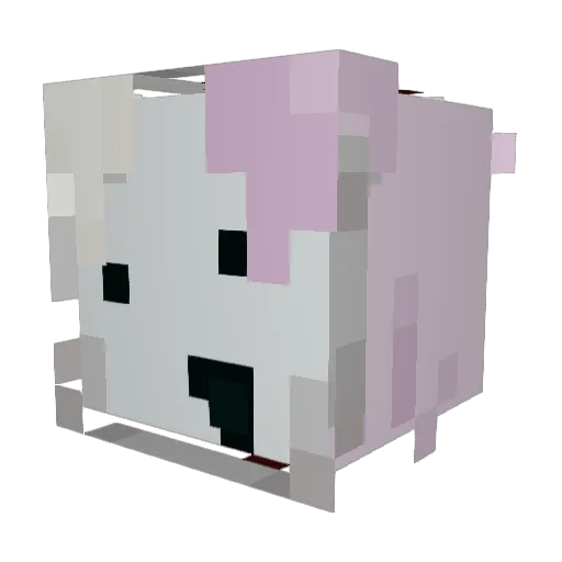 yotonn Minecraft avatar head, 3D render