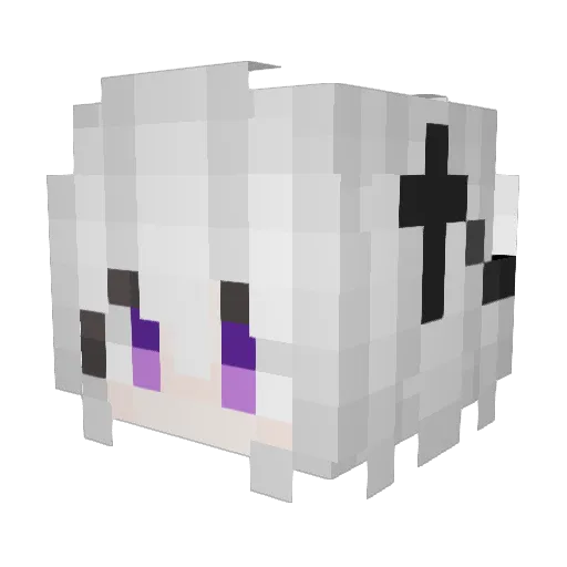 yotuba0428 Minecraft avatar head, 3D render
