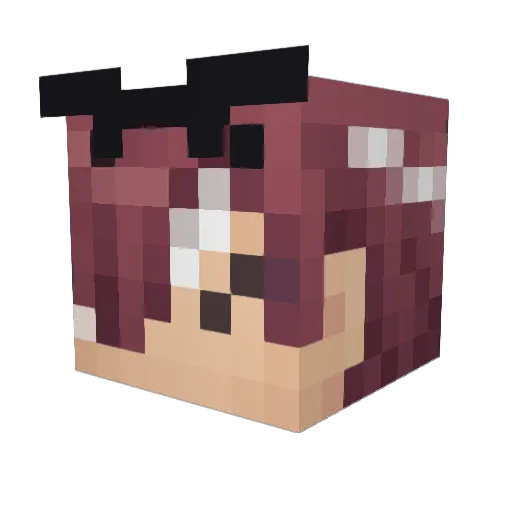 you_ki77777 Minecraft avatar head, 3D render