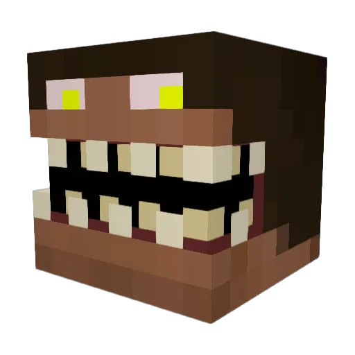 you_sir_name Minecraft avatar head, 3D render