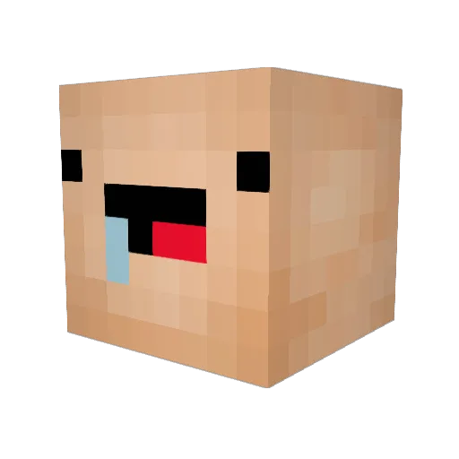 you_wott Minecraft avatar head, 3D render