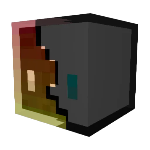 youanaa Minecraft avatar head, 3D render
