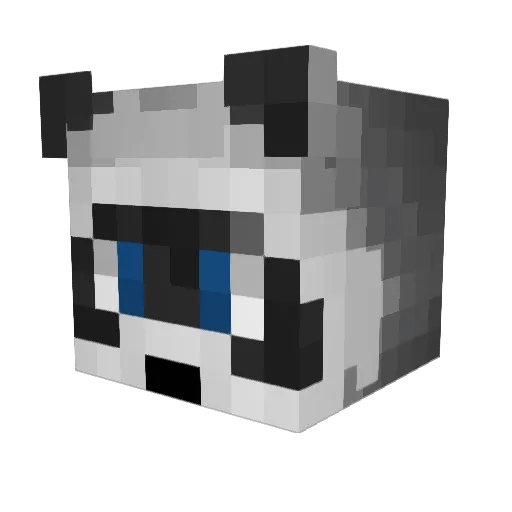 youci0617 Minecraft avatar head, 3D render