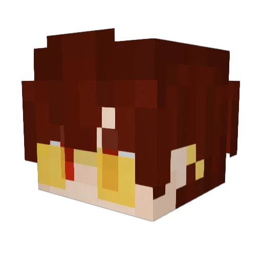 youdd234 Minecraft avatar head, 3D render