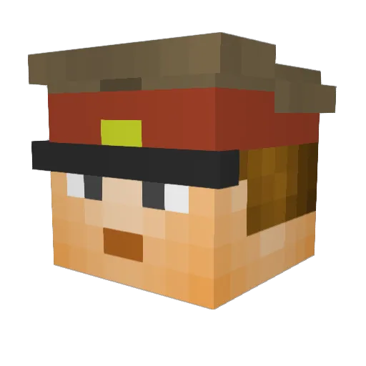 yougen943 Minecraft avatar head, 3D render