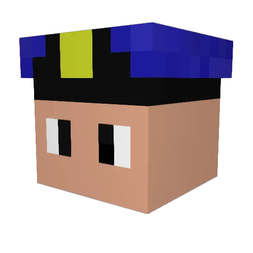 youhei_0714 Minecraft avatar head, 3D render