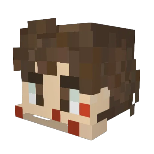 youknowme_03 Minecraft avatar head, 3D render