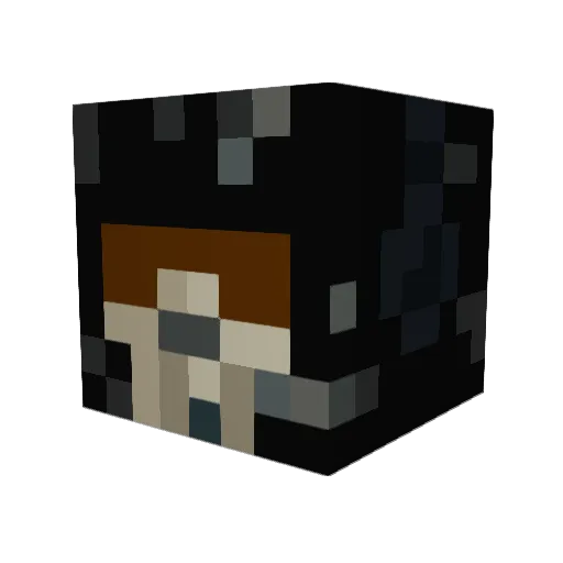 youlaika Minecraft avatar head, 3D render