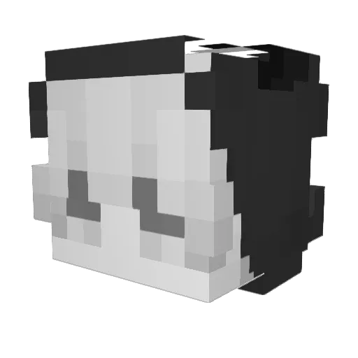 youmissmeeee Minecraft avatar head, 3D render