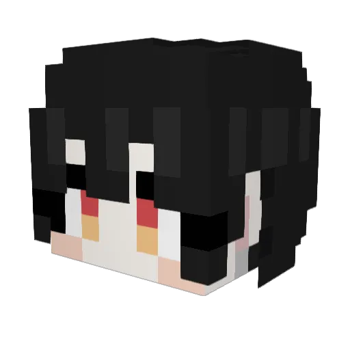 youn_ha Minecraft avatar head, 3D render