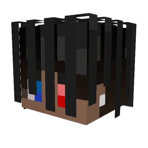 youngFERO Minecraft avatar head, 3D render