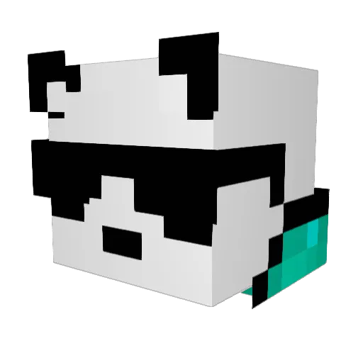young_triss Minecraft avatar head, 3D render