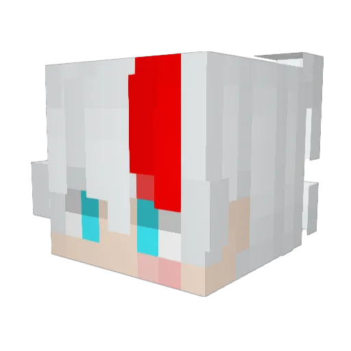 youngcrackka Minecraft avatar head, 3D render