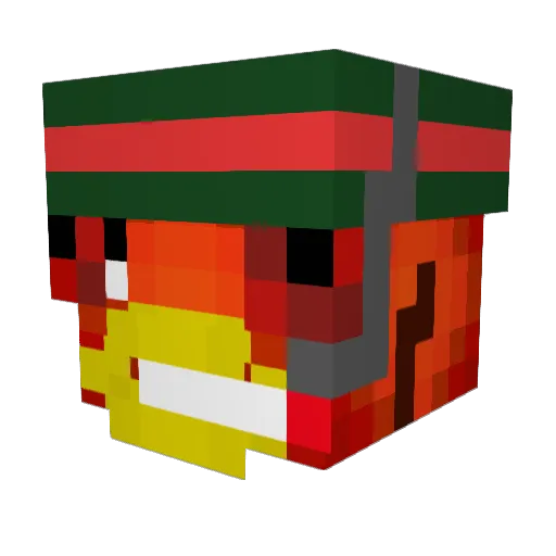 youngdicc Minecraft avatar head, 3D render
