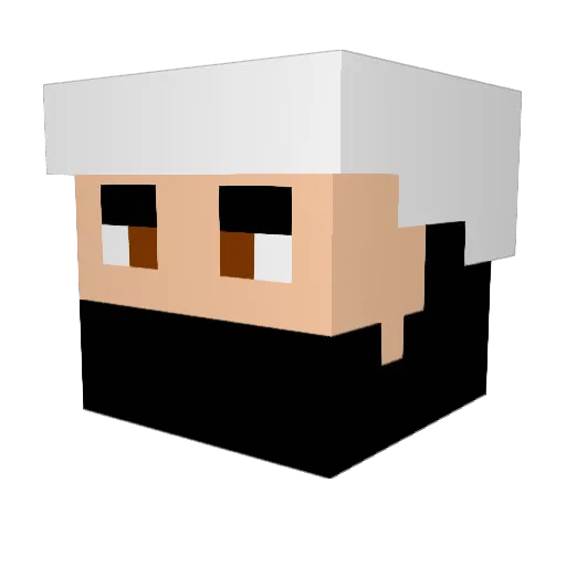 youngiceiz Minecraft avatar head, 3D render