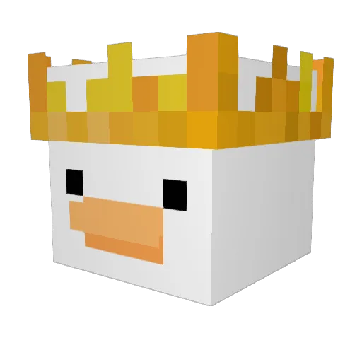 youngjuju Minecraft avatar head, 3D render