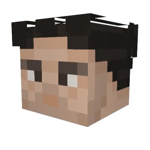 youngkeemo Minecraft avatar head, 3D render