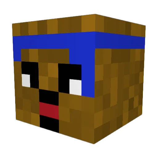 youngkobi Minecraft avatar head, 3D render
